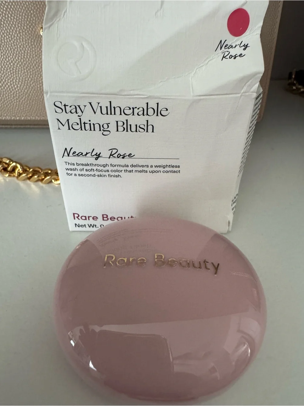 Rare Beauty Cream Blush in Bright Pink